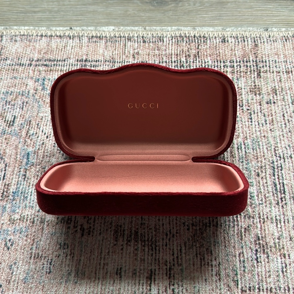 Gucci Velvet Sunglasses Case